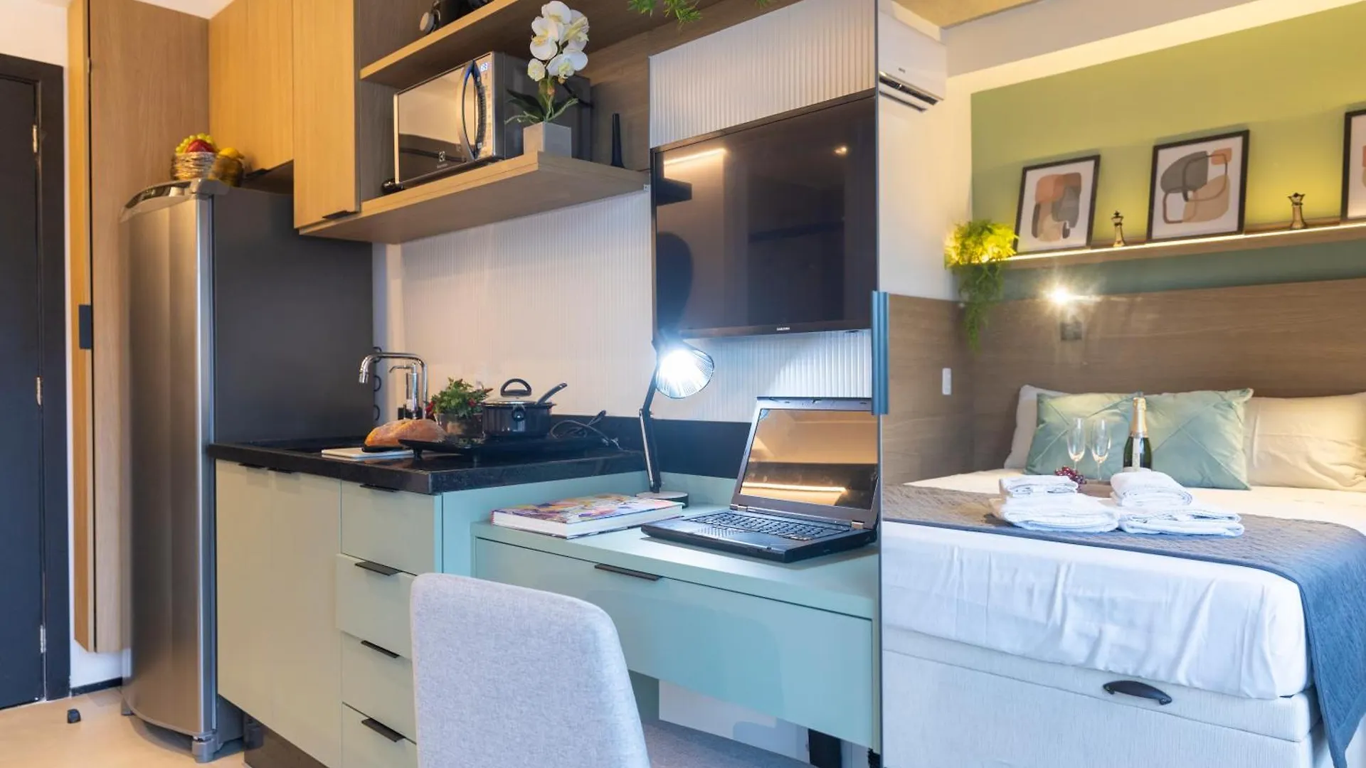 Lejlighed Estudios Com Ac E Varanda Na Bela Vista São Paulo